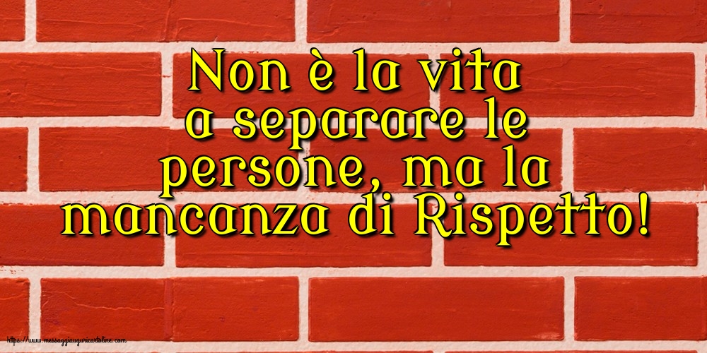 Famiglia Non è la vita a separare le persone