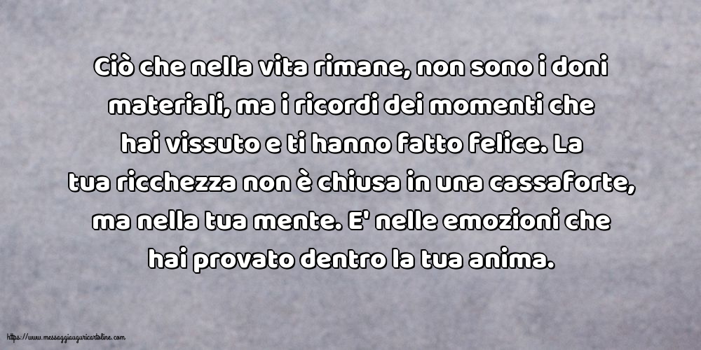 Famiglia Ciò che nella vita rimane