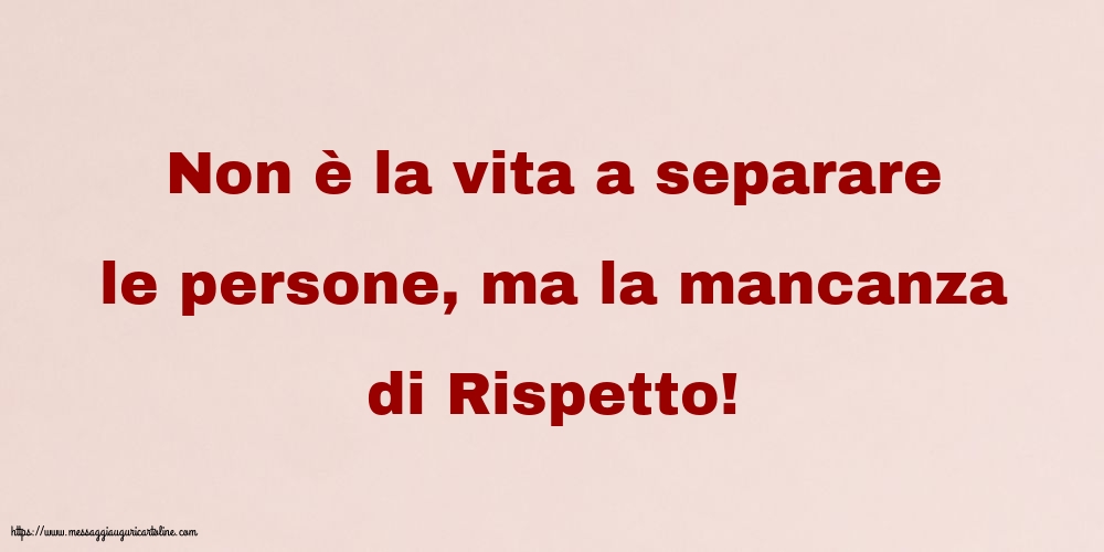 Famiglia Non è la vita a separare le persone