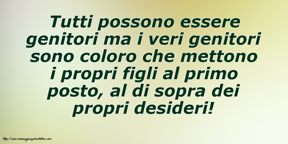 Famiglia Tutti possono essere genitor