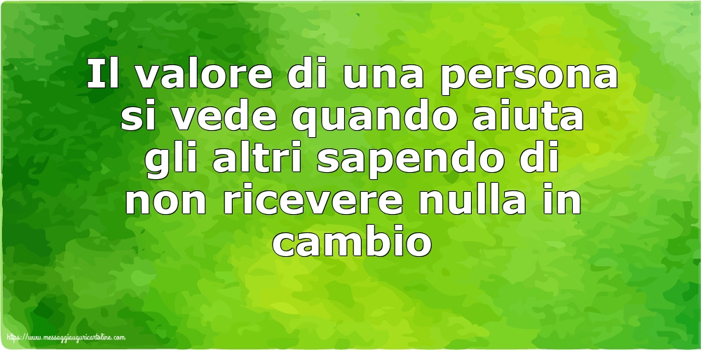 Famiglia Il valore di una persona