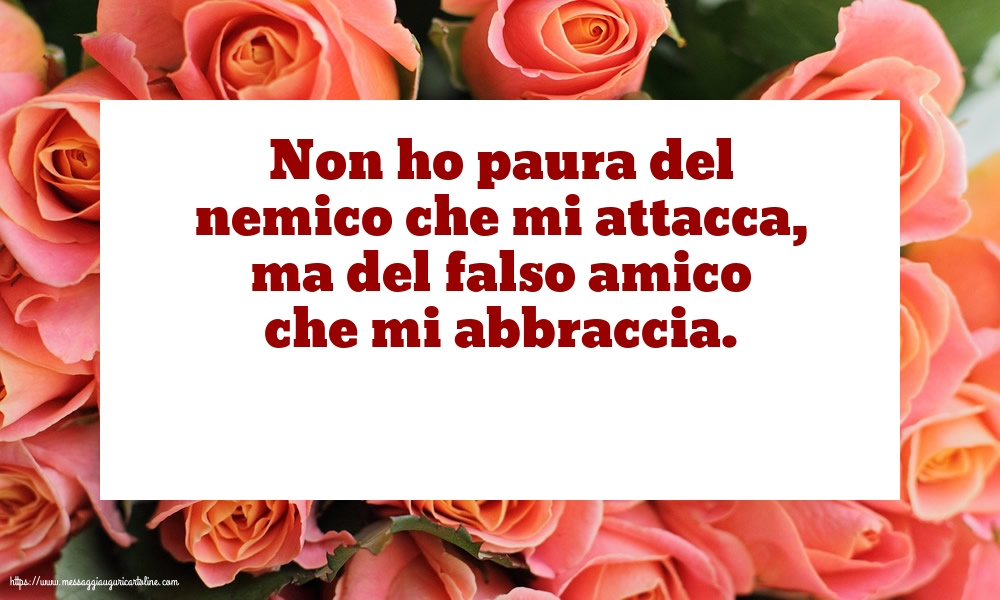 Famiglia Non ho paura del nemico che mi attacca