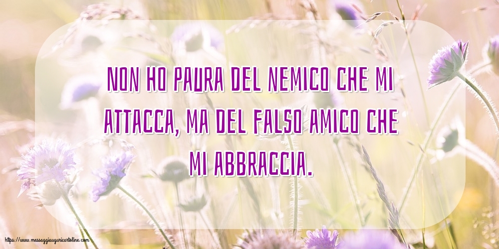 Famiglia Non ho paura del nemico che mi attacca