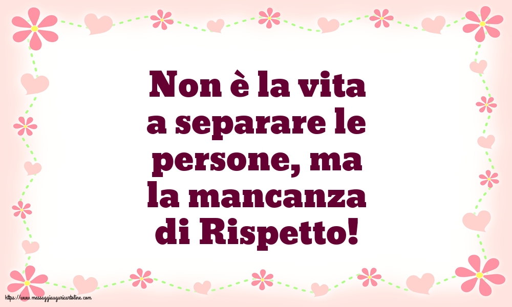Famiglia Non è la vita a separare le persone