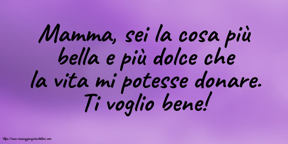 Famiglia Mamma: Ti voglio bene!