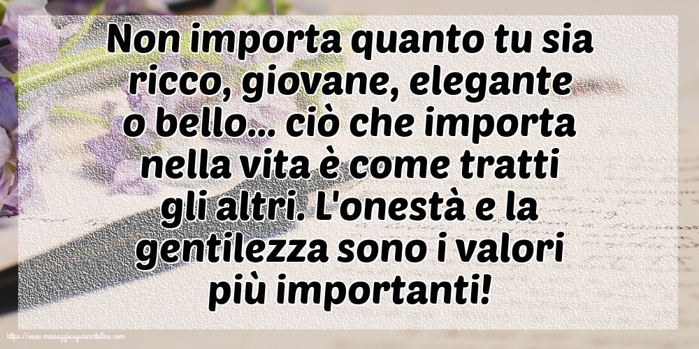 Famiglia Non importa quanto tu sia ricco