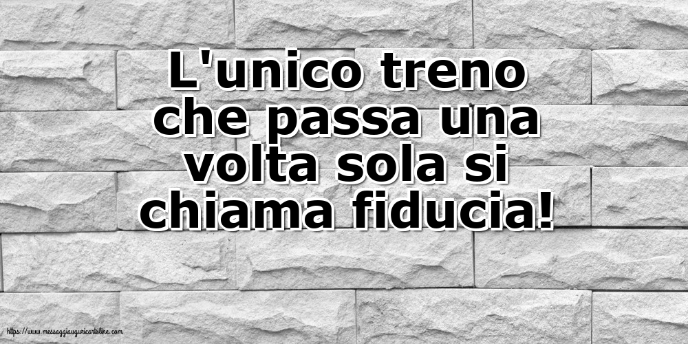 Famiglia L'unico treno che passa