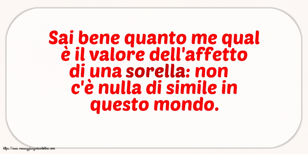 Famiglia Il valore dell'affetto di una sorella