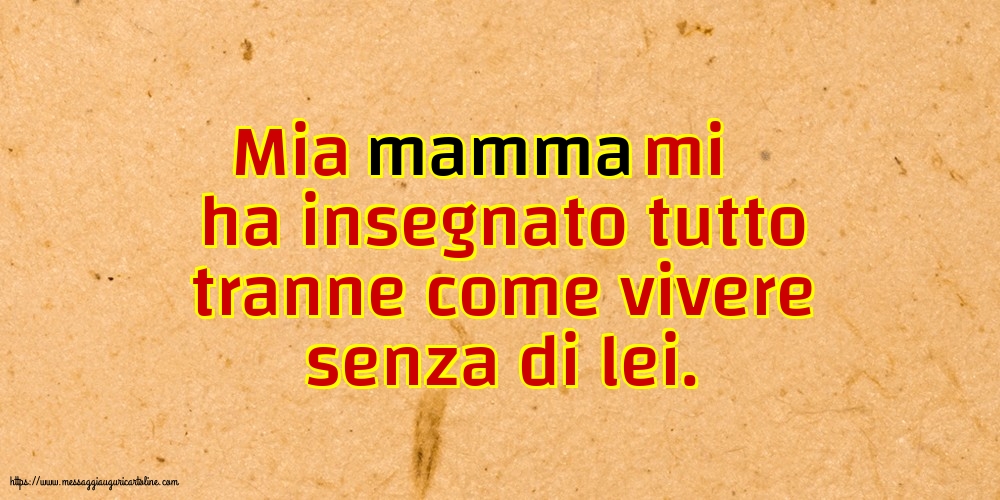 Famiglia Mia mamma