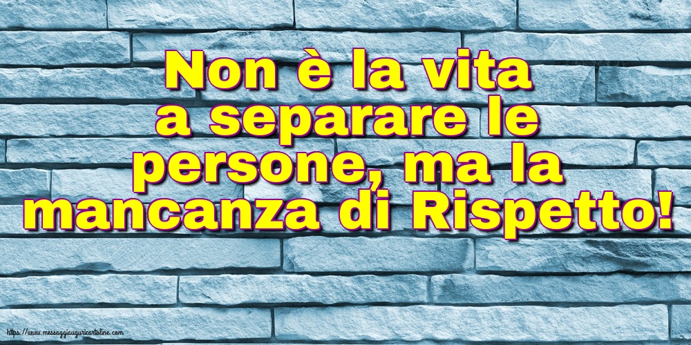 Famiglia Non è la vita a separare le persone