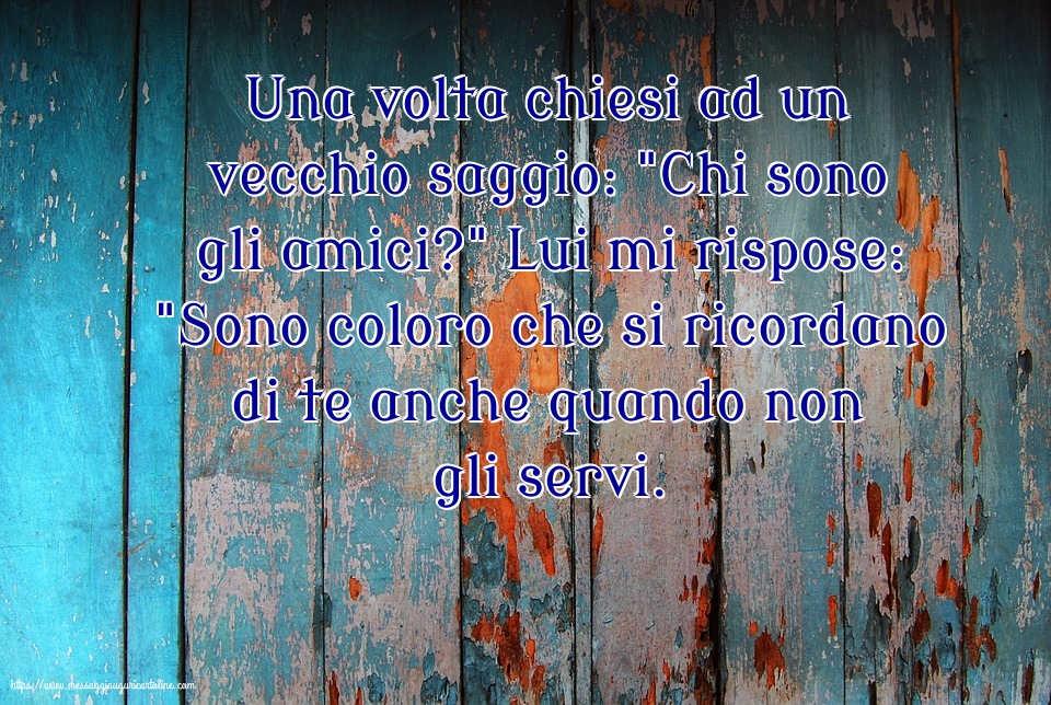 Famiglia Una volta chiesi ad un vecchio saggio
