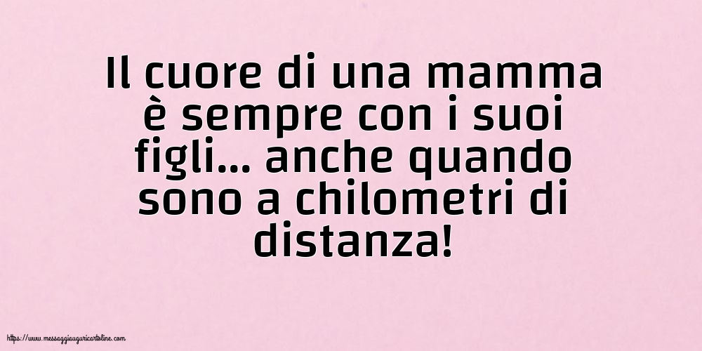 Famiglia Il cuore di una mamma