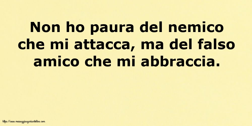 Famiglia Non ho paura del nemico che mi attacca