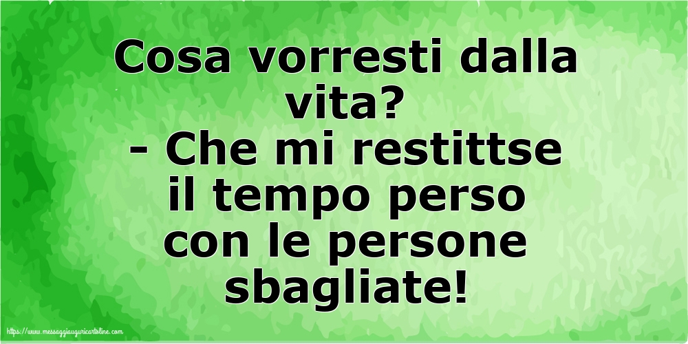Famiglia Cosa vorresti dalla vita?