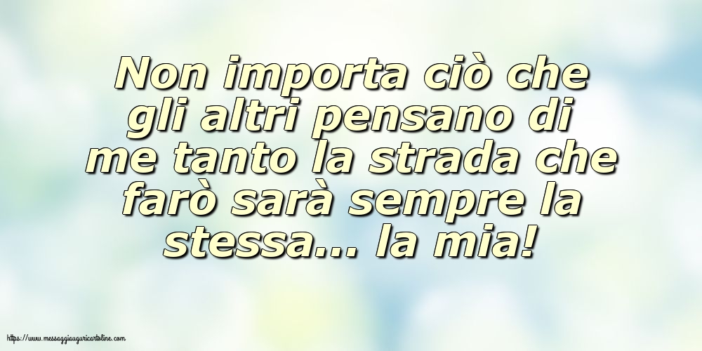 Famiglia Non importa ciò che gli altri pensano...