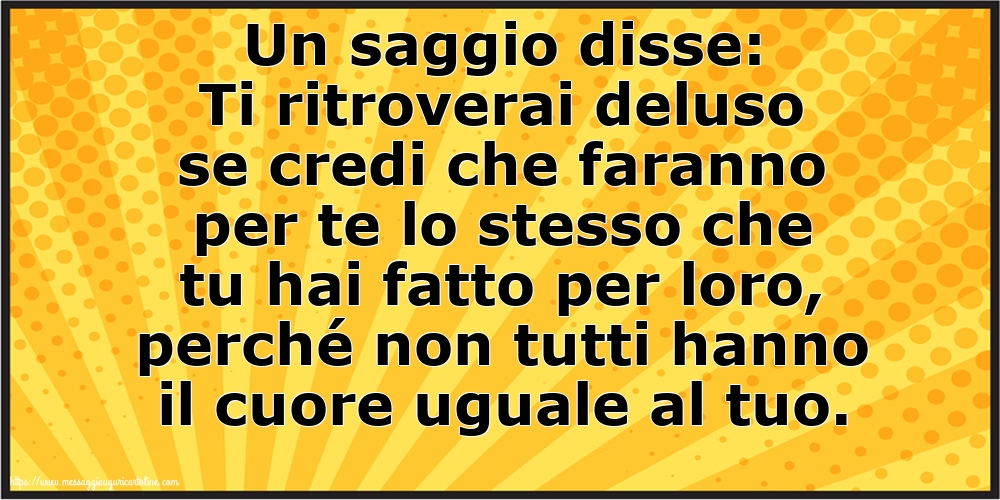Famiglia Un saggio disse: