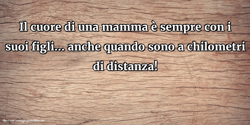 Famiglia Il cuore di una mamma