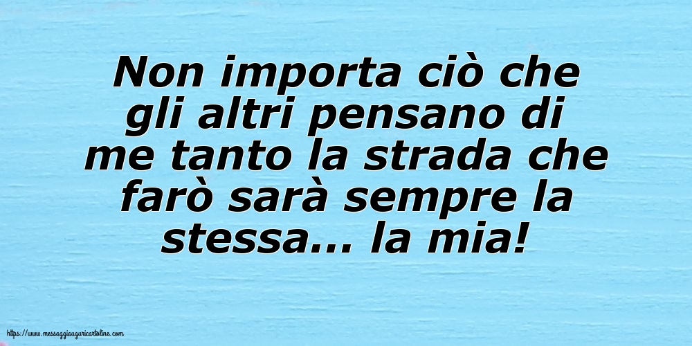 Famiglia Non importa ciò che gli altri pensano...