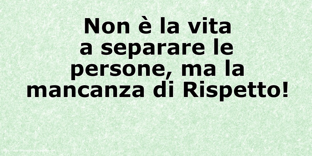 Famiglia Non è la vita a separare le persone