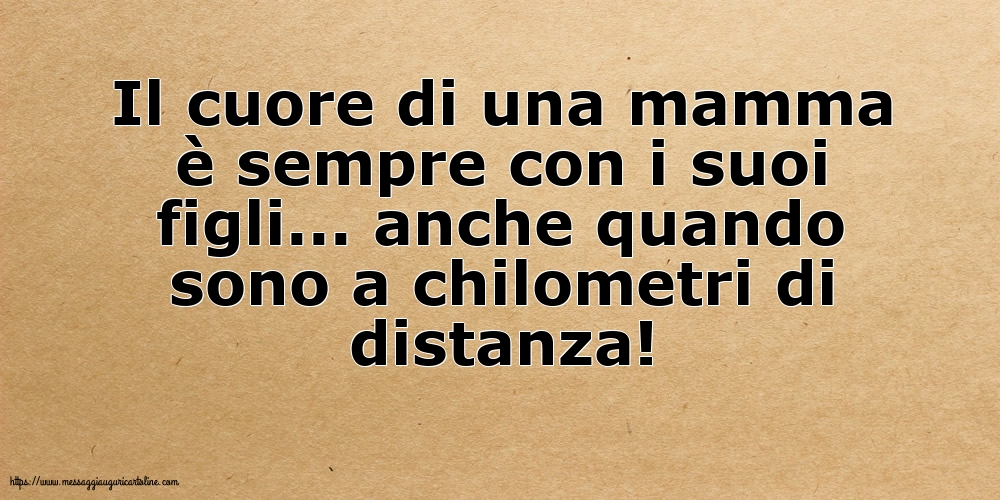 Famiglia Il cuore di una mamma