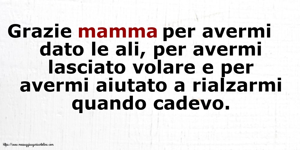 Famiglia Grazie mamma