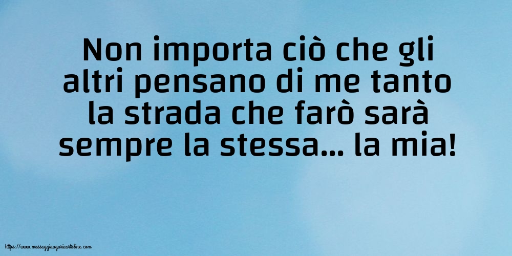 Famiglia Non importa ciò che gli altri pensano...