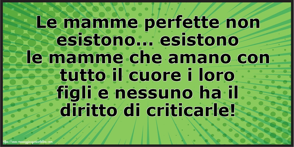 Famiglia Le mamme perfette non esistono