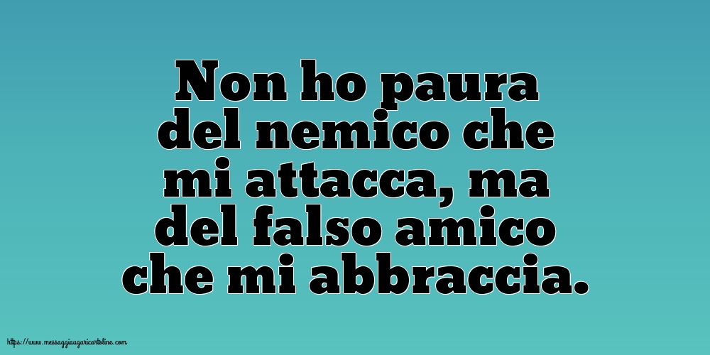 Famiglia Non ho paura del nemico che mi attacca