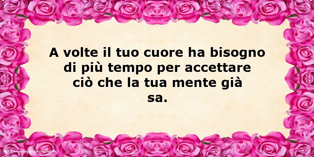 Famiglia A volte il tuo cuore ha bisogno di più tempo