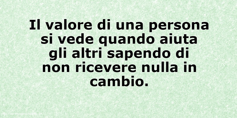 Famiglia Il valore di una persona