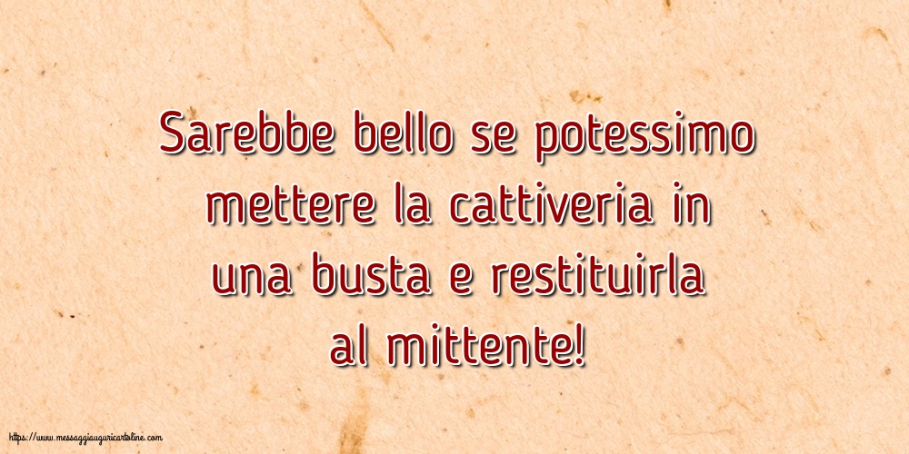 Famiglia Sarebbe bello se potessimo mettere