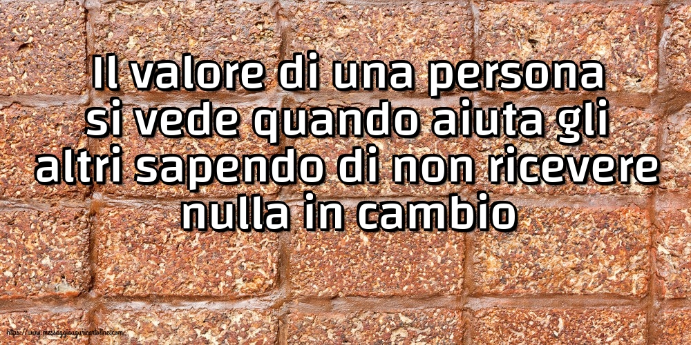 Famiglia Il valore di una persona