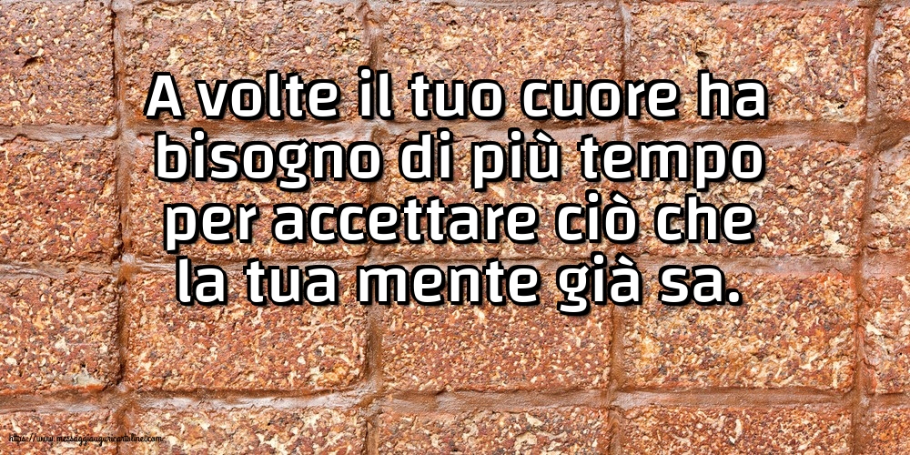 Famiglia A volte il tuo cuore ha bisogno di più tempo