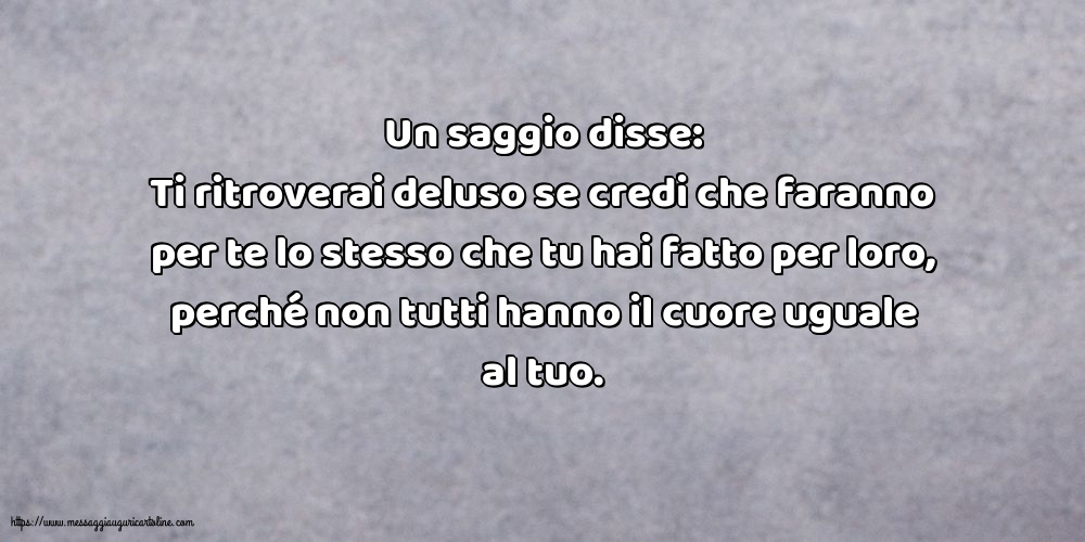 Famiglia Un saggio disse: