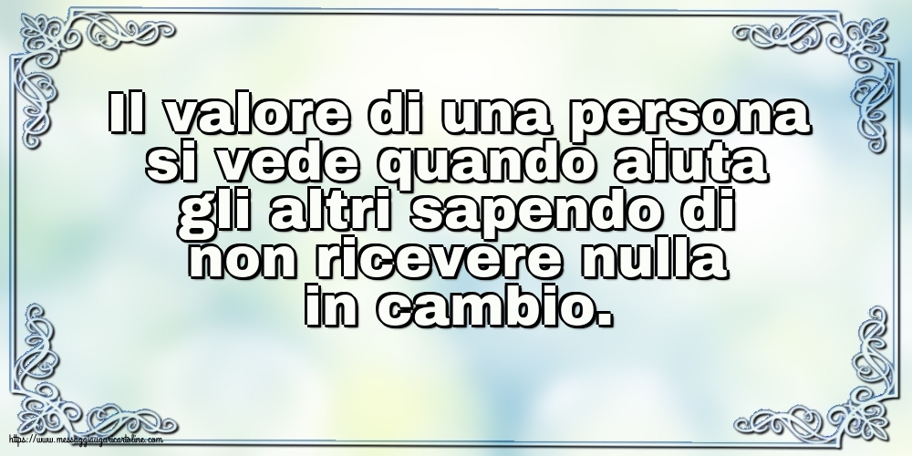 Famiglia Il valore di una persona