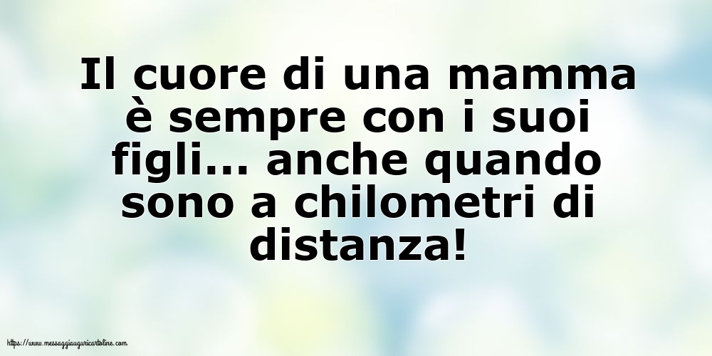Famiglia Il cuore di una mamma