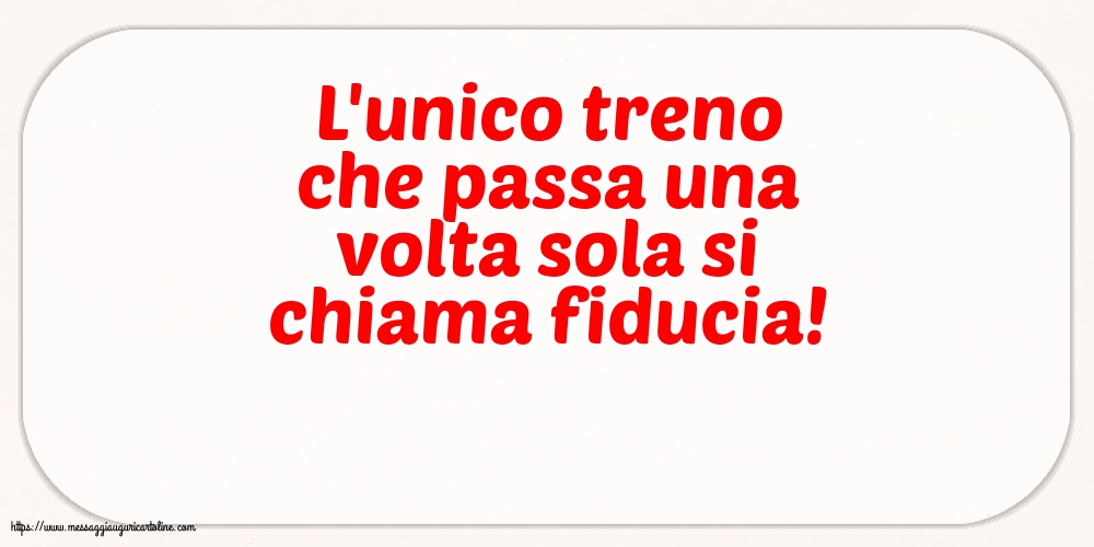Famiglia L'unico treno che passa