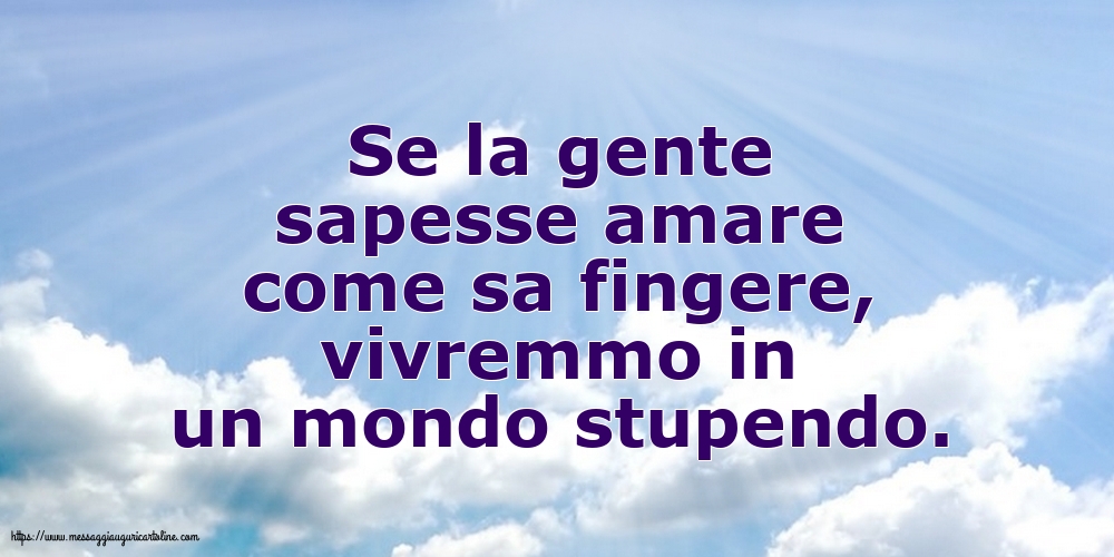 Famiglia Se la gente sapesse amare