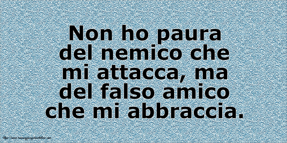 Famiglia Non ho paura del nemico che mi attacca