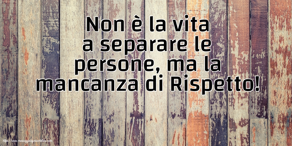 Famiglia Non è la vita a separare le persone