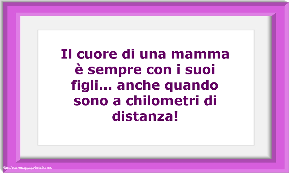 Famiglia Il cuore di una mamma