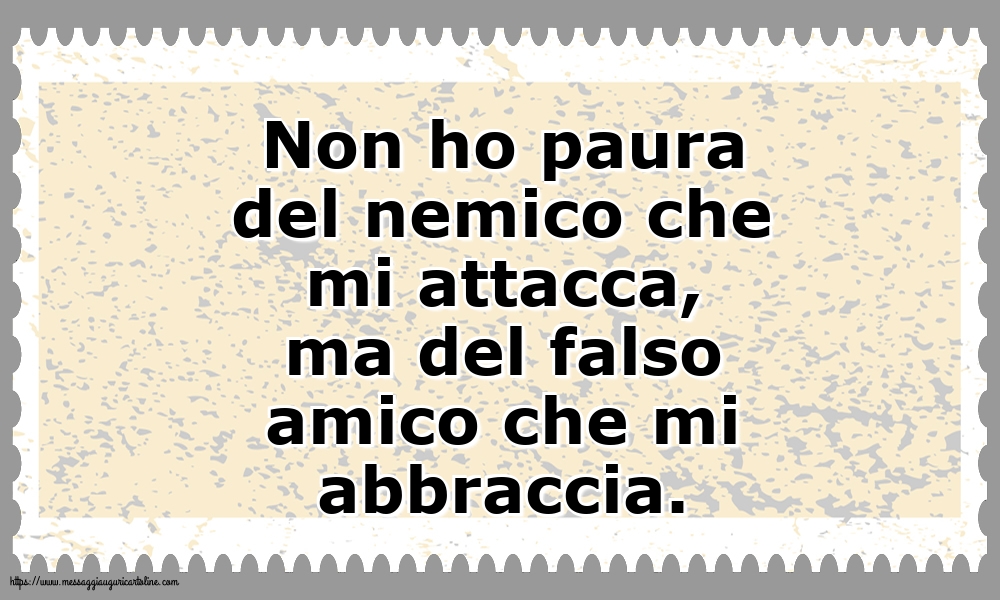 Famiglia Non ho paura del nemico che mi attacca