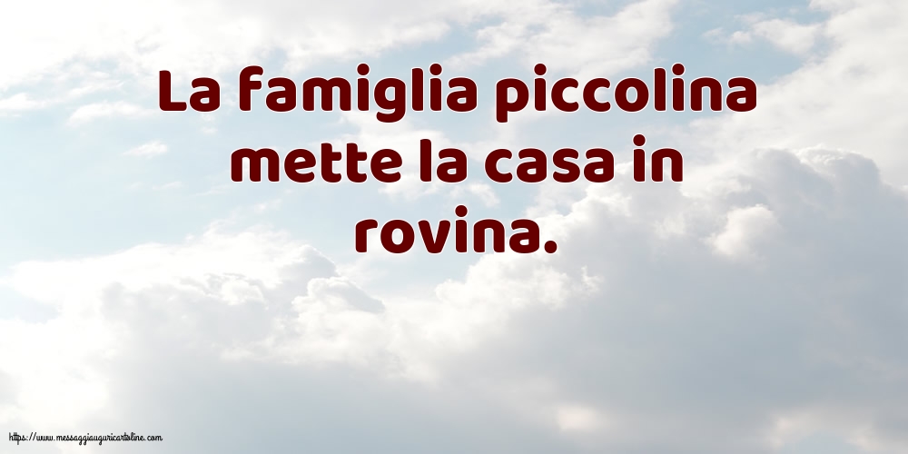 Famiglia La famiglia piccolina