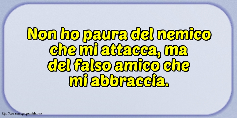 Famiglia Non ho paura del nemico che mi attacca