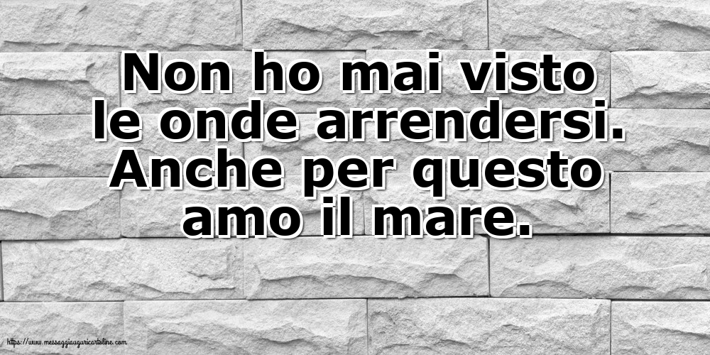 Famiglia Non ho mai visto le onde arrendersi