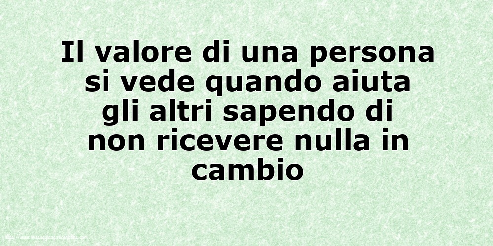 Famiglia Il valore di una persona