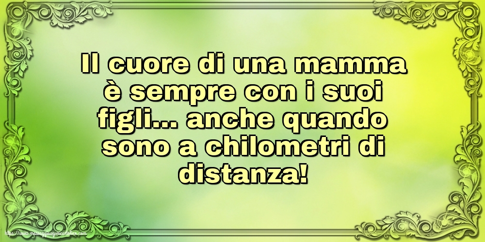 Famiglia Il cuore di una mamma