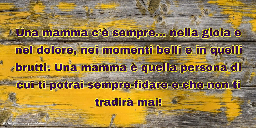 Famiglia Una mamma c'è sempre...