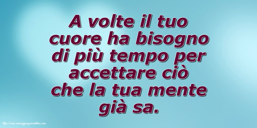 Famiglia A volte il tuo cuore ha bisogno di più tempo
