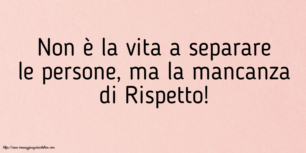 Famiglia Non è la vita a separare le persone